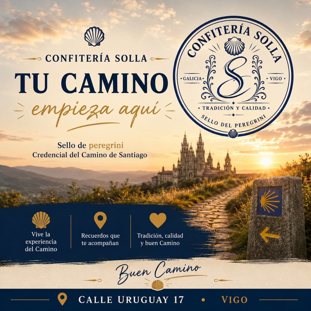 El Camino de Santiago a su paso por Vigo